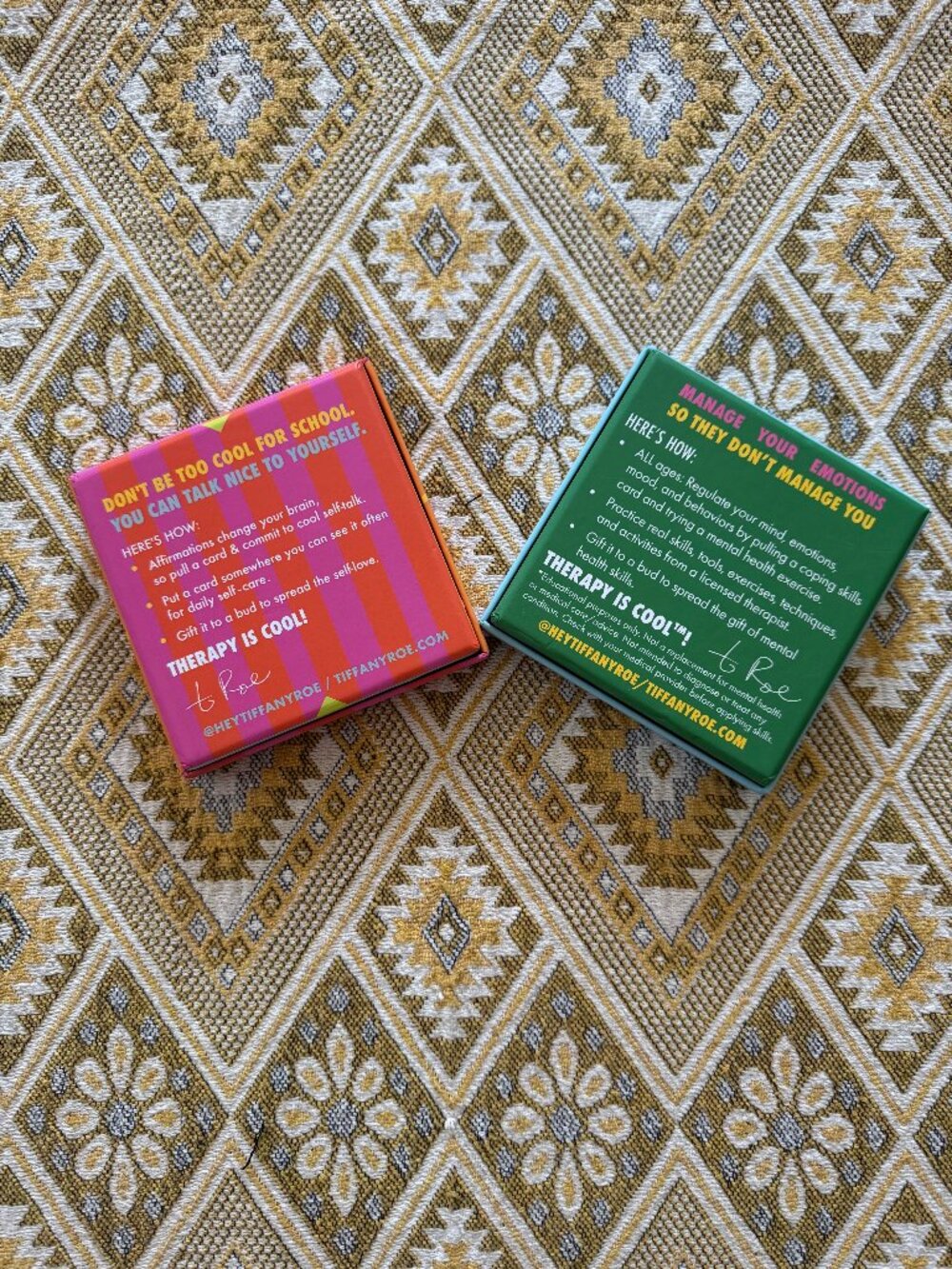 Feel Deal Heal Affirmations & Coping Skills Cards - Hey Tiffany Roe Decks - Picture 2 of 4